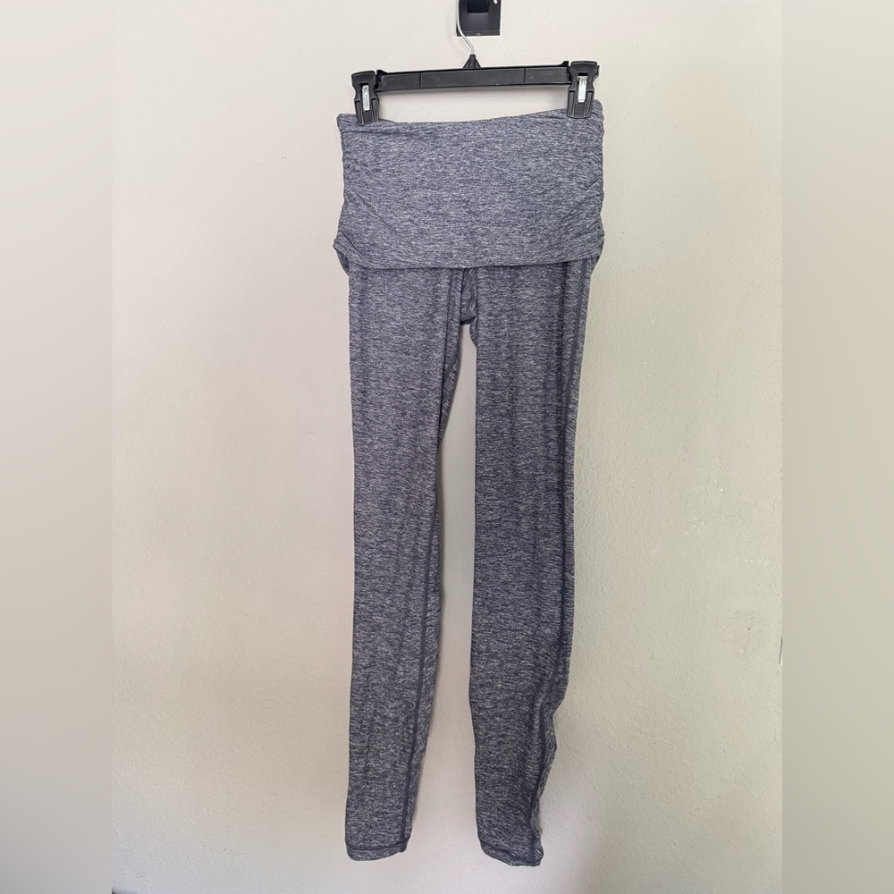 Lululemon Athletica Gray Ruched Leggings